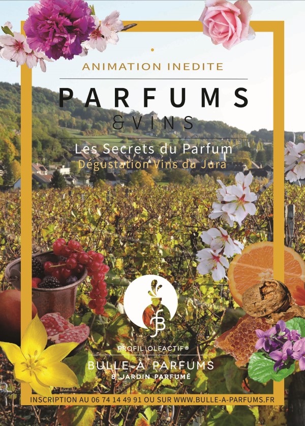 Parfums et vins Animation inédite dans le Jura